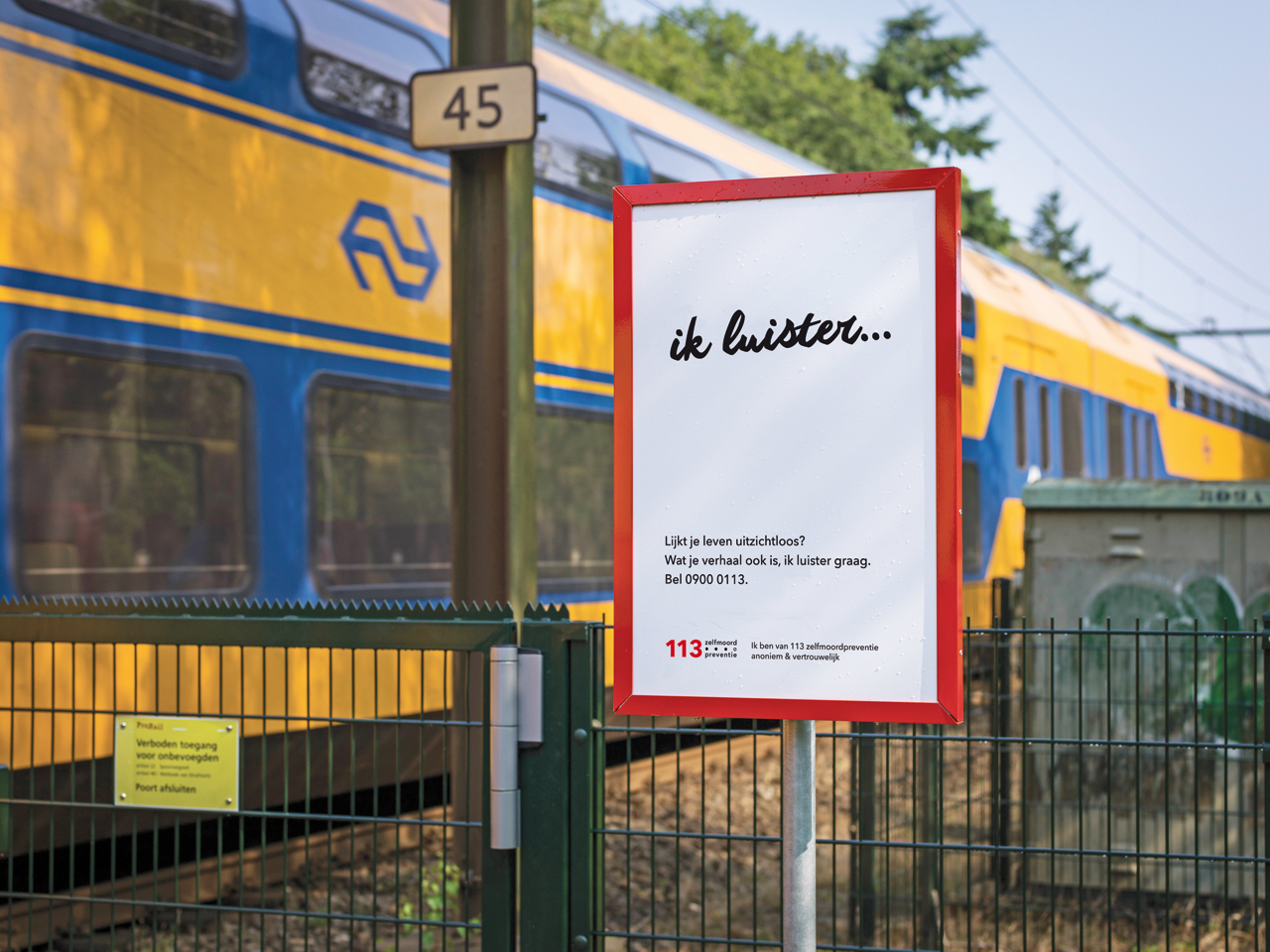 Aantal suïcides op het spoor is in 2018 afgenomen