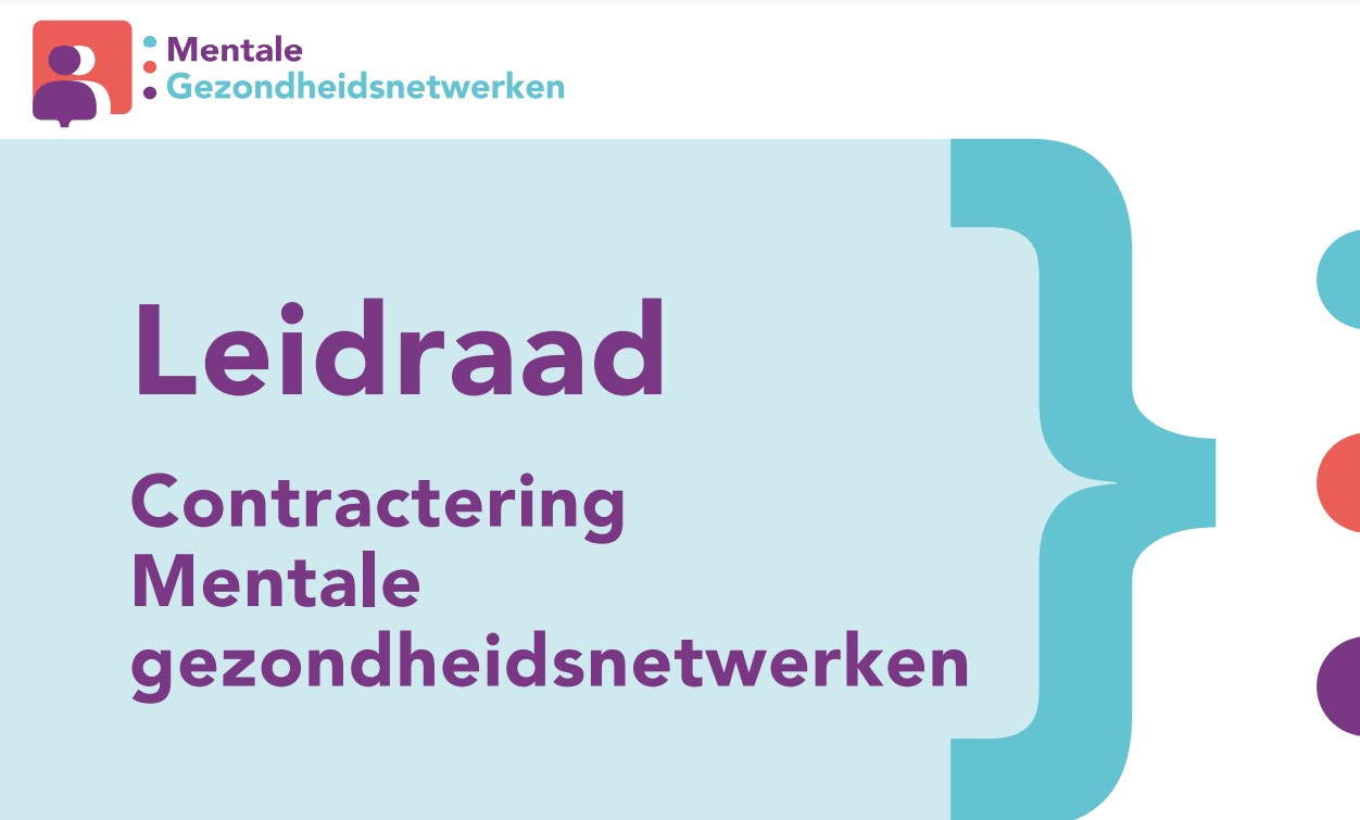 Leidraad contractering mentale gezondheidsnetwerken beschikbaar