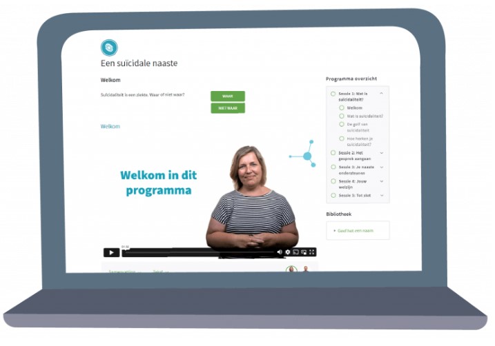 Gratis e-health: Omgaan met een suïcidale naaste